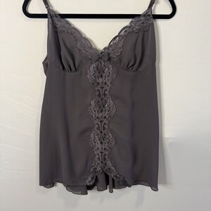 Victorias Secret Vtg sheer nightie Bow Y2K 90s Sleepwear Babydoll Mesh Romantic